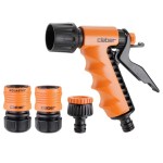 Claber – Spray Pistol, Connector and Automatic Couplings Starter Set 1/2″ Claber – Spray Pistol, Connector and Automatic Couplings Starter Set 1/2″