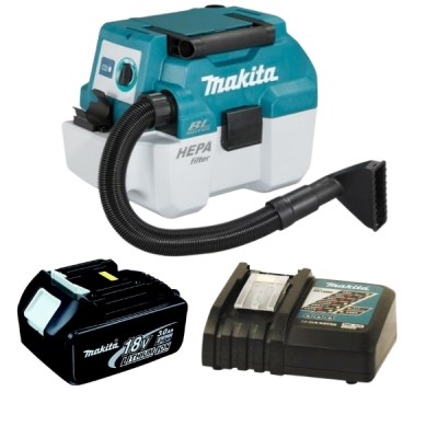 Makita – Wet & Dry Vacuum Cleaner DVC750LZ DC with Battery and Charger Makita – Wet & Dry Vacuum Cleaner DVC750LZ DC with Battery and Charger