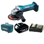 Makita – Cordless Angle Grinder DGA452ZK, Battery, Charger and Carry Case Makita – Cordless Angle Grinder DGA452ZK, Battery, Charger and Carry Case