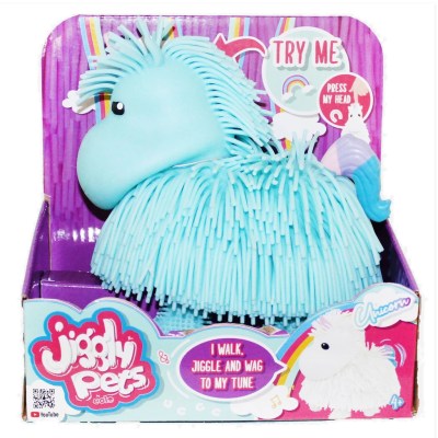 Jiggly Pets – Walking Unicorn – Blue Jiggly Pets – Walking Unicorn – Blue