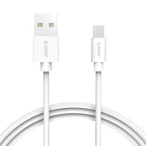 Orico Micro USB Charge & Sync Cable 1M – White Orico Micro USB Charge & Sync Cable 1M – White