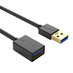Orico USB3.0 Type-A Male to Female Extention Cable 1.5M – Black Orico USB3.0 Type-A Male to Female Extention Cable 1.5M – Black