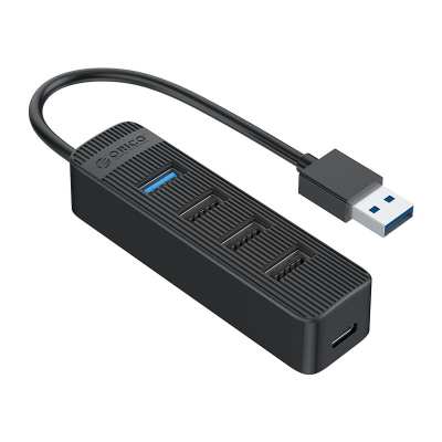Orico 4 Port USB Hub – Black Orico 4 Port USB Hub – Black