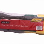 Goldenmarc – 8 Pack Steelwool & 2 Foam Scourer Goldenmarc – 8 Pack Steelwool & 2 Foam Scourer