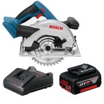 Bosch – Cordless Circular Saw GKS 18V-57 with 4.0Ah Battery and Charger Bosch – Cordless Circular Saw GKS 18V-57 with 4.0Ah Battery and Charger