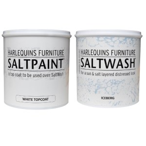 Harlequin – SaltWash – Iceberg (1L) with White SaltPaint Topcoat (1L) Harlequin – SaltWash – Iceberg (1L) with White SaltPaint Topcoat (1L)