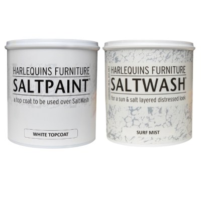 Harlequin – SaltWash – Surf Mist (1L) with White SaltPaint Topcoat (1L) Harlequin – SaltWash – Surf Mist (1L) with White SaltPaint Topcoat (1L)