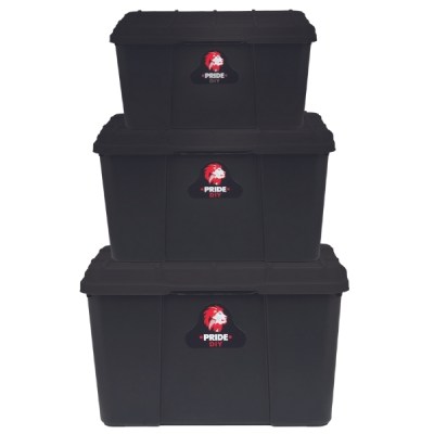 Pride – Storage Box Combo Including 25, 45 and 65L – 3 Piece Pride – Storage Box Combo Including 25, 45 and 65L – 3 Piece