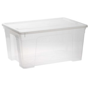 Pride – Storage Box / Contour Storage Organiser – 45L (Clear) Pride – Storage Box / Contour Storage Organiser – 45L (Clear)