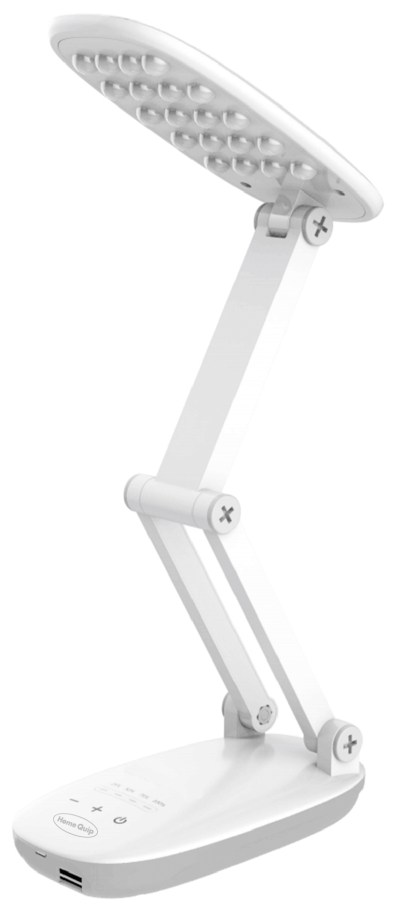 Home Quip USB Rechargeable LED Desk Lamp – Foldaway – With Power Pack Home Quip USB Rechargeable LED Desk Lamp – Foldaway – With Power Pack
