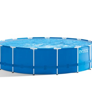 Intex 15Ft x 48in Metal Frame Pool Set Intex 15Ft x 48in Metal Frame Pool Set