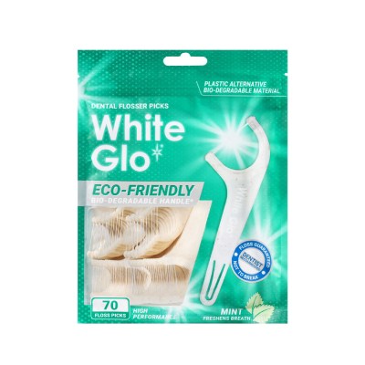 White Glo Toothpicks Eco Friendly 70 Pieces White Glo Toothpicks Eco Friendly 70 Pieces