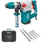 Total Tools – Rotary Hammer with 5 x Accessories Set and Carry Case – 1500W Total Tools – Rotary Hammer with 5 x Accessories Set and Carry Case – 1500W