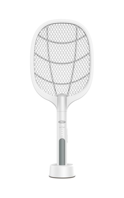 Home Quip USB Rechargeable Mosquito Swatter Racquet – White Home Quip USB Rechargeable Mosquito Swatter Racquet – White