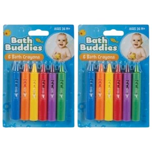 Bath Buddy – Bath Crayons – Assorted Colours – Pack of 2 (12 Pieces) Bath Buddy – Bath Crayons – Assorted Colours – Pack of 2 (12 Pieces)