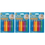 Bath Buddy – Bath Crayons – Assorted Colours – Pack of 3 (18 Pieces) Bath Buddy – Bath Crayons – Assorted Colours – Pack of 3 (18 Pieces)