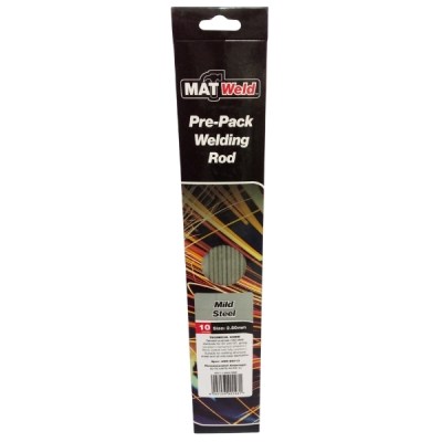 Matweld – Welding Rod / Pre-Pack Welding Rod 2.50mm – Mild Steel (10 Piece) Matweld – Welding Rod / Pre-Pack Welding Rod 2.50mm – Mild Steel (10 Piece)