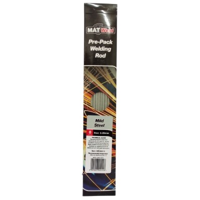 Matweld – Welding Rod / Pre-Pack Welding Rod 3.25mm – Mild Steel (8 Piece) Matweld – Welding Rod / Pre-Pack Welding Rod 3.25mm – Mild Steel (8 Piece)