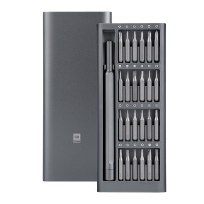 Xiaomi Mi Precision Screwdriver Kit 24 Anti-Rust Precision Bits – Grey Xiaomi Mi Precision Screwdriver Kit 24 Anti-Rust Precision Bits – Grey