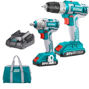 Total Tools – Lithium-ion Cordless Combo Kit – 20V Total Tools – Lithium-ion Cordless Combo Kit – 20V