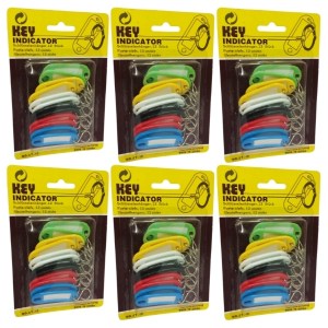 SourceDirect – Key Tags / Key Rings – Pack of 6 (72 Piece in Total) SourceDirect – Key Tags / Key Rings – Pack of 6 (72 Piece in Total)