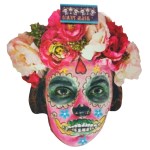 SourceDirect – Day of the Dead Giant Mask – Pink Face and Flowers SourceDirect – Day of the Dead Giant Mask – Pink Face and Flowers