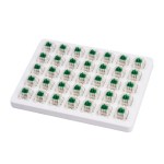 Keychron Gateron Hot-Swappable Mechanical Switches – 35 Piece Set – Green Keychron Gateron Hot-Swappable Mechanical Switches – 35 Piece Set – Green