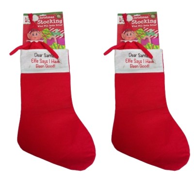 SourceDirect – Christmas Elf Stockings 53cm – Pack of 2 SourceDirect – Christmas Elf Stockings 53cm – Pack of 2