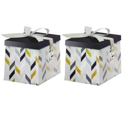 SourceDirect – Gift Box / Flat-Pack Large Gift Box – Pack of 2 (Cream) SourceDirect – Gift Box / Flat-Pack Large Gift Box – Pack of 2 (Cream)