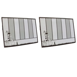 SourceDirect – Weekly Planners with Magnetic Strips – Pack of 2 (Assorted) SourceDirect – Weekly Planners with Magnetic Strips – Pack of 2 (Assorted)