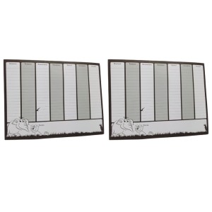 SourceDirect – Weekly Planners with Magnetic Strips – Pack of 2 (Assorted) SourceDirect – Weekly Planners with Magnetic Strips – Pack of 2 (Assorted)