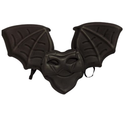 SourceDirect – Dragon Dress Up Mask with Wings (Foam) – Black SourceDirect – Dragon Dress Up Mask with Wings (Foam) – Black