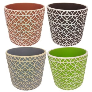 SourceDirect – Ceramic Planters 13.5cm – Pack of 4 Assorted Colours SourceDirect – Ceramic Planters 13.5cm – Pack of 4 Assorted Colours