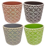 SourceDirect – Ceramic Planters 13.5cm – Pack of 4 Assorted Colours SourceDirect – Ceramic Planters 13.5cm – Pack of 4 Assorted Colours