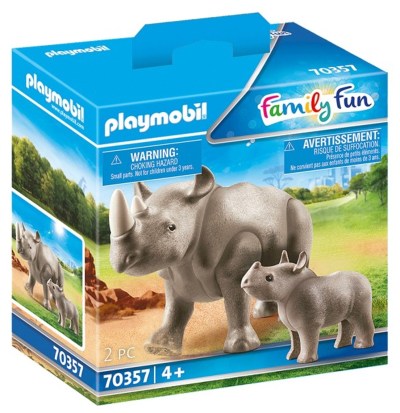 Playmobil Rhino with Calf 70357 Playmobil Rhino with Calf 70357