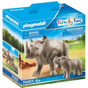 Playmobil Rhino with Calf 70357 Playmobil Rhino with Calf 70357