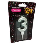 SourceDirect – Large Foil Birthday Candle Number – 3 (Pack of 80) SourceDirect – Large Foil Birthday Candle Number – 3 (Pack of 80)