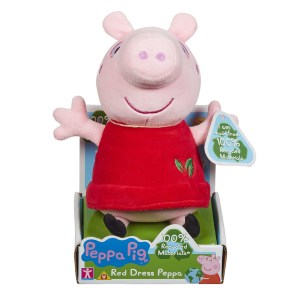 Peppa Pig 20cm Eco Plush – Peppa Red Dress Peppa Pig 20cm Eco Plush – Peppa Red Dress
