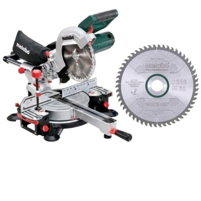 Metabo – Mitre Saw KGS 216 M (619260000) & Saw Blade Multi-Cut (628083000) Metabo – Mitre Saw KGS 216 M (619260000) & Saw Blade Multi-Cut (628083000)