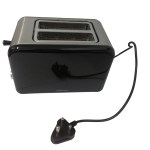 Mellerware – Toaster / 2 Slice Stainless Steel Toaster – Black (1000W) Mellerware – Toaster / 2 Slice Stainless Steel Toaster – Black (1000W)