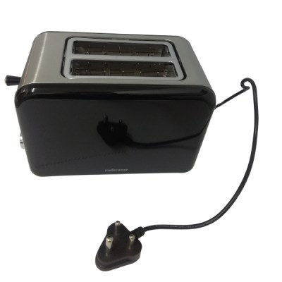 Mellerware – Toaster / 2 Slice Stainless Steel Toaster – Black (1000W) Mellerware – Toaster / 2 Slice Stainless Steel Toaster – Black (1000W)