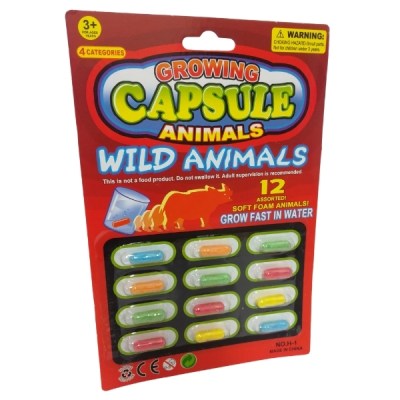 SourceDirect – Sponge Growing Animals Capsules – Wild Animals (12 Capsules) SourceDirect – Sponge Growing Animals Capsules – Wild Animals (12 Capsules)