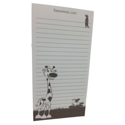 SourceDirect – Shopping List with Magnetic Strip – Giraffe SourceDirect – Shopping List with Magnetic Strip – Giraffe