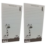 SourceDirect – Shopping List with Magnetic Strip – Pack of 2 (Giraffe) SourceDirect – Shopping List with Magnetic Strip – Pack of 2 (Giraffe)