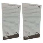 SourceDirect – Shopping List with Magnetic Strip – Pack of 2 (Tiger) SourceDirect – Shopping List with Magnetic Strip – Pack of 2 (Tiger)