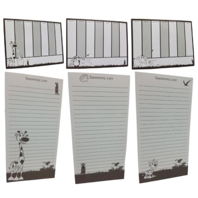 SourceDirect – Shopping Lists & Weekly Planners with Magnetic Strips – 6Pc SourceDirect – Shopping Lists & Weekly Planners with Magnetic Strips – 6Pc