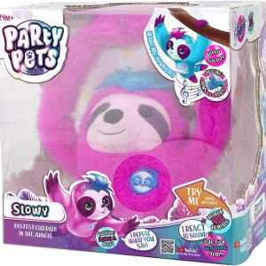 Party Pets – Slowy The Sloth Feature Plush – Fantasy Pink Party Pets – Slowy The Sloth Feature Plush – Fantasy Pink