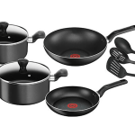 Tefal Super Cook Non-Stick With Thermo-Spot 9 Pieces Cooking Set – Black Tefal Super Cook Non-Stick With Thermo-Spot 9 Pieces Cooking Set – Black