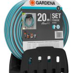 GARDENA Classic Hose 13 mm (½”) x 20 metres INC fittings and wall bracket GARDENA Classic Hose 13 mm (½”) x 20 metres INC fittings and wall bracket
