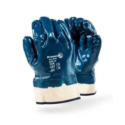 Blue Open Cuff Nitrile Fully Coated Blue Open Cuff Nitrile Fully Coated